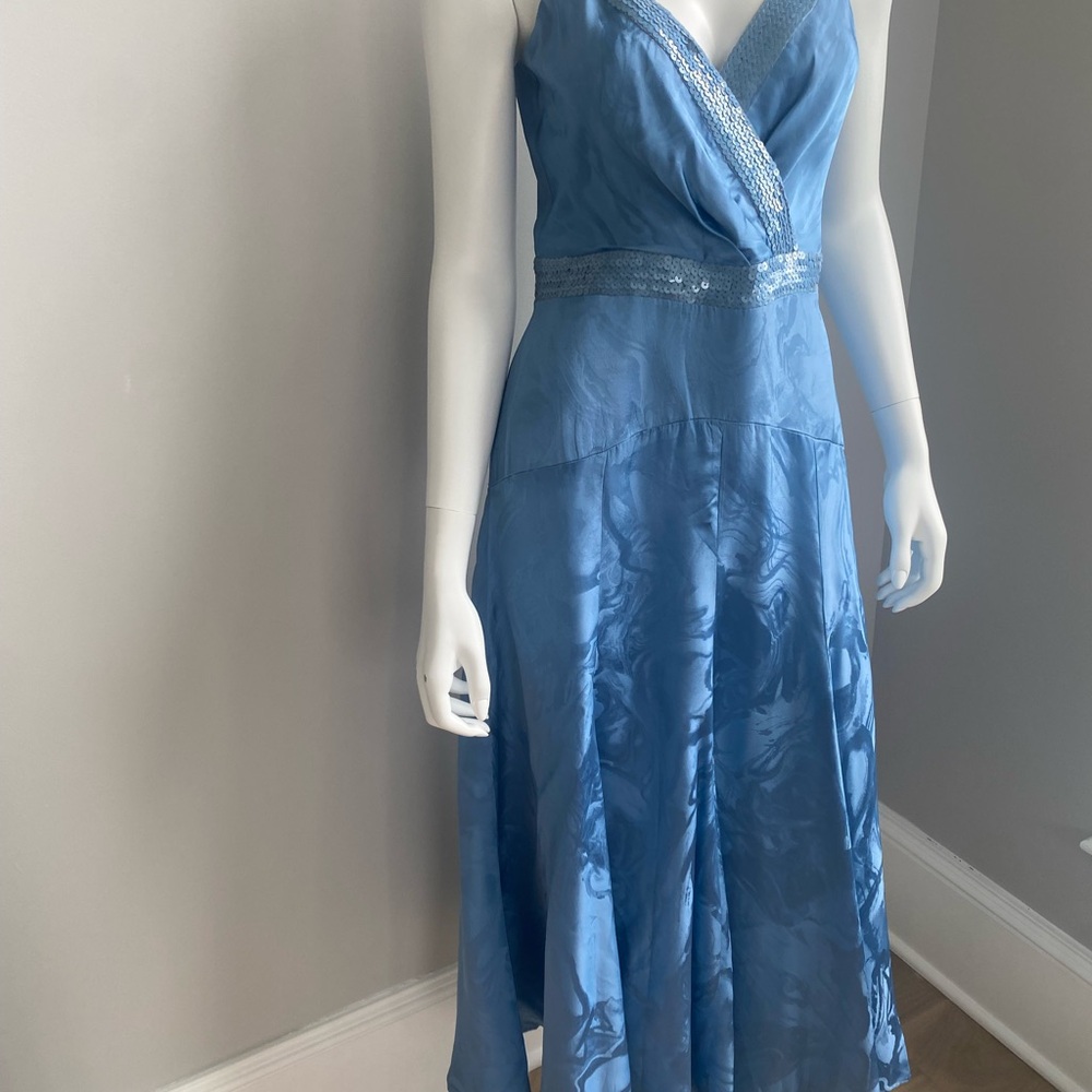 Silvia Tcherassi Selma dress midi M blue - Picture 9 of 14